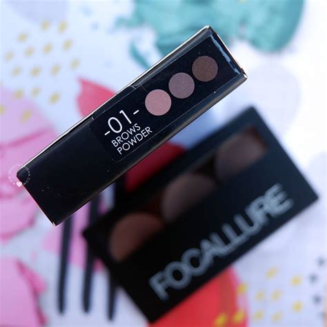 Review Focallure Brows Powder Pallete An Affordable Eyebrow Powder