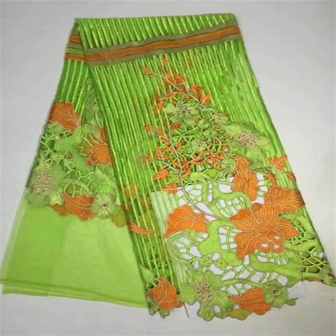 Laces Fabric Charming Embroidered African Net Lace Fabric High Quality