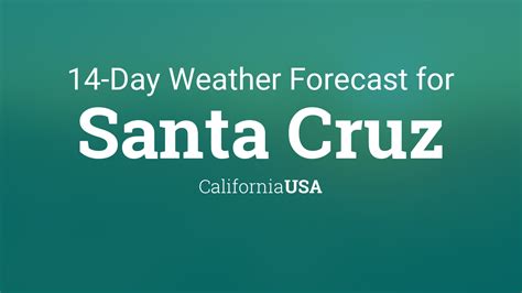 Santa Cruz, California, USA 14 day weather forecast