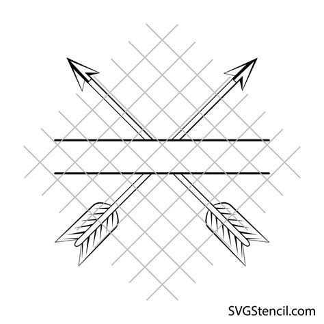 Tribal arrows svg | Archery arrows svg | Hunting arrow svg - SVGStencil