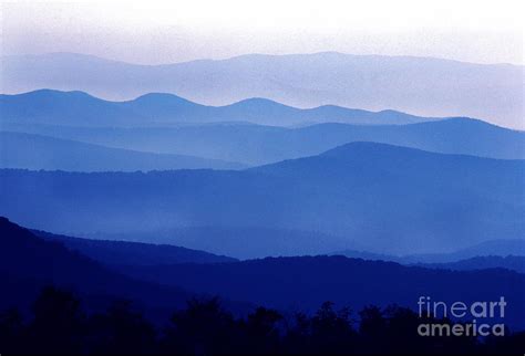 Blue Ridge Mountains Shenandoah National Park Photograph by Thomas R ...