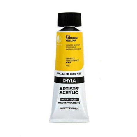 Daler Rowney Cryla Heavy Body Artists Akrilik Boya 75 Ml Cadmium