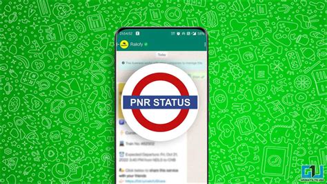 Steps To Check Pnr Status Via Whatsapp Order Food Or Track Train