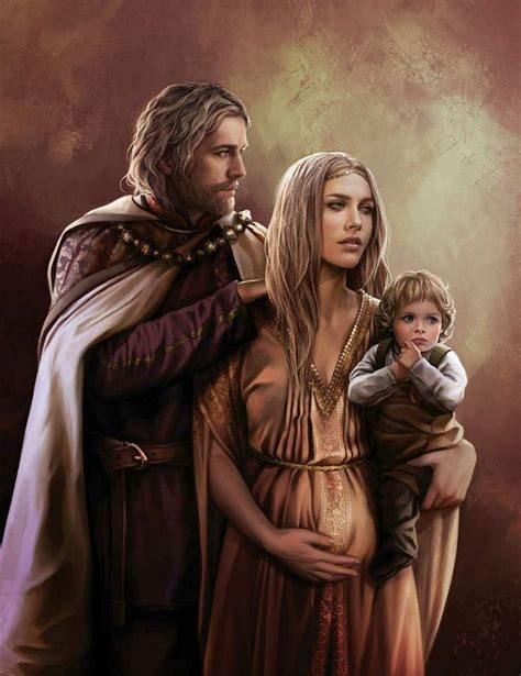 El Rey Jaehaerys I Y La Reina Alysanne La Bondadosa Con Su Hijo El Príncipe Aemon The World Of