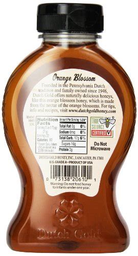 Dutch Gold Organic Blossom Honey 16 Ounce Unit Pack Of 6