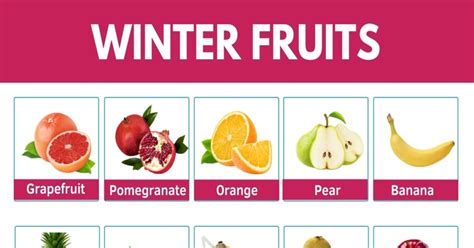 Winter Fruits List Of Winter Fruits And Their Awesome Benefits • 7esl