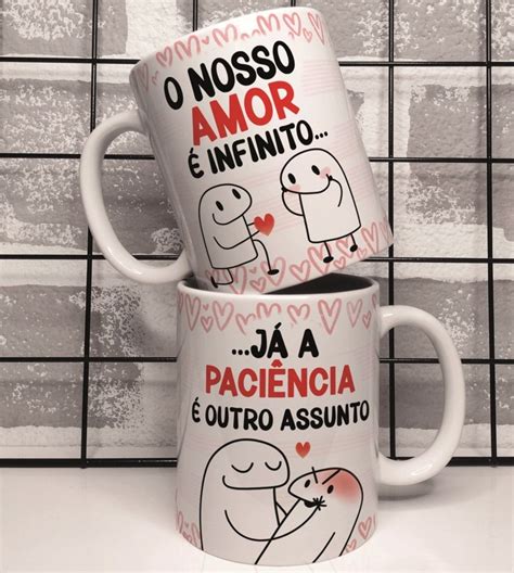 Caneca Namorados Flork Nosso Amor Infinito Elo