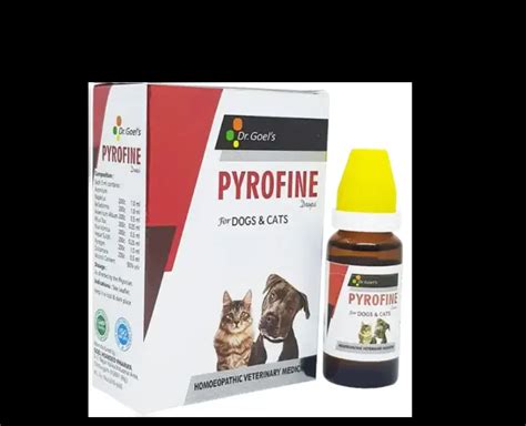 Buy Dr Goels Pyrofine Homeopathic Medicines For Dogs And Cats 20ml