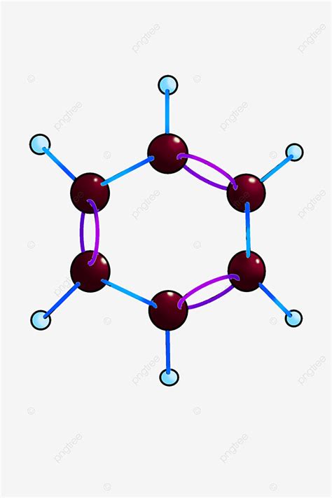 Mol Cula De Benceno Estructura Ilustraci N Simple Combinaci N Png