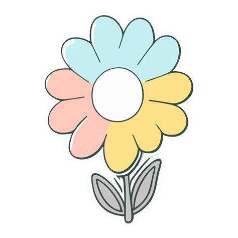 Aromatic Aesthetic Flower Sticker Sticker Flower Sticker Cute