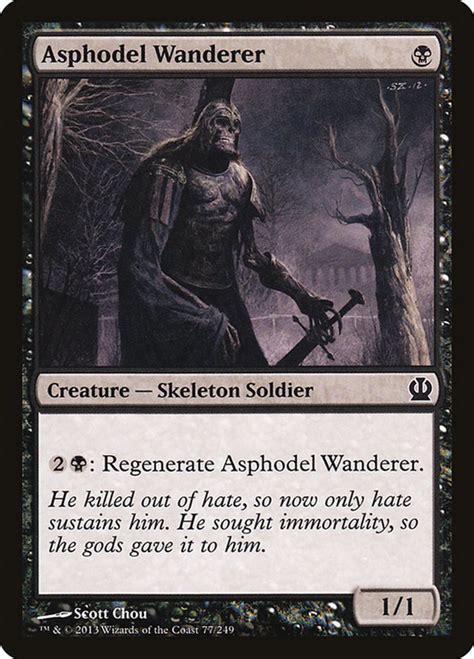 Asphodel Wanderer Magic The Gathering Mtg Cards