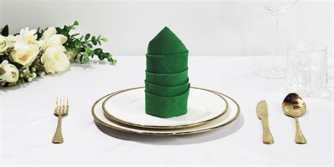 Creative Tower Napkin Fold Ideal For Weddings Easy Steps