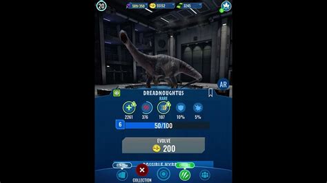 Jurassic World Alive Unlocked Dreadnoughtus Youtube