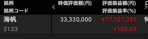 No295537 今日の信用買いどのぐらい減って 株海帆【3133】の掲示板 20240221〜20240222 株式