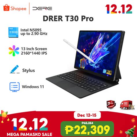 Dere Laptop T Pro Tablet Laptop In Gb Ram Tb Ssd Inch K