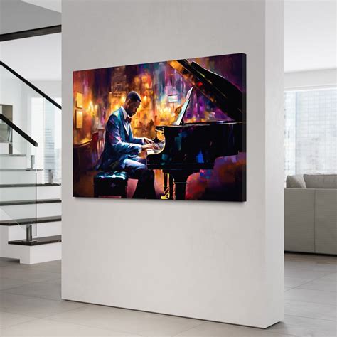 A Vibrant Jazz Club Wall Art, Harlem Nights Art, Club Experience ...