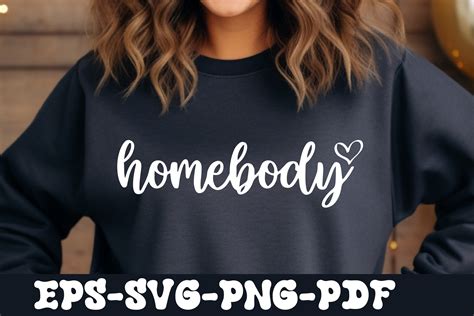 Homebody Stayhome Svg Graphic By Sweetsvg Creative Fabrica