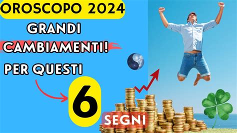 2024 I 6 Segni Zodiacali FORTUNATI Oroscopo2024 YouTube