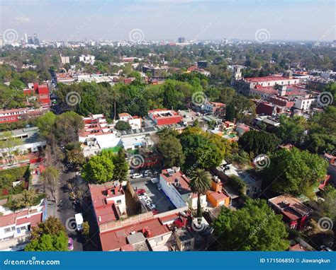 Historic Center of Coyoacan in Mexico City, Mexico Stock Photo - Image ...