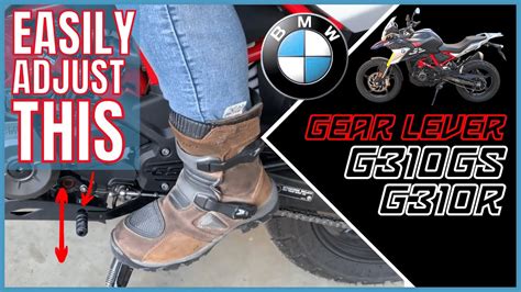 How To Adjust Gear Lever Bmw G310gs And G310r Youtube