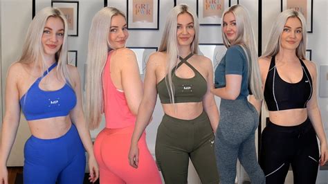 Huge Summer Fitness Wear Try On Haul How To Look Fly In The Gym Youtube