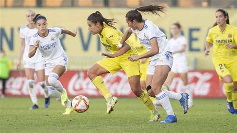 El Real Madrid Femenino Vence Con Contundencia Al Villarreal Fuera De