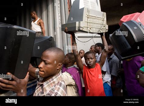 Electronics Market In Lagos Nigeria Stock Photo Alamy