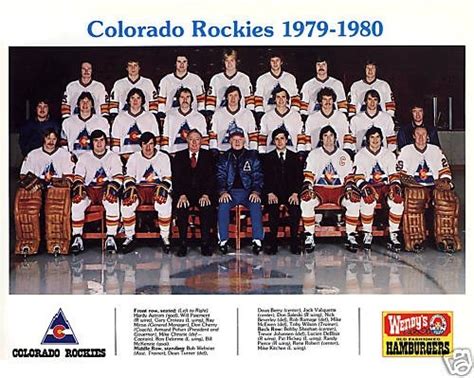 Colorado Rockies Hockey Team Roster – Warehouse of Ideas