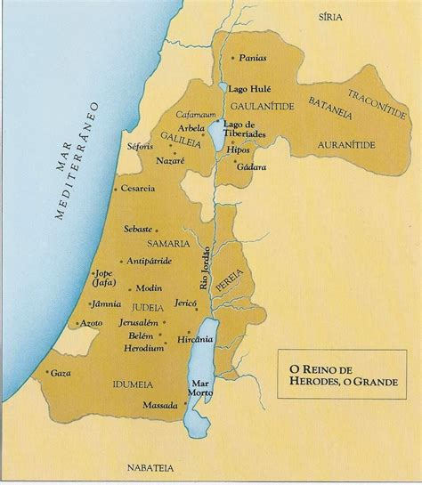 Mapas De Israel No Tempo De Jesus Webfirst