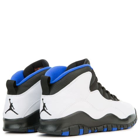 AIR JORDAN 10 RETRO WHITE/BLACK-ROYAL BLUE-METALLIC SILVER - Shoes ...