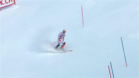 Wengen Linus Stra Er F Delt Im Slalom Im Lauf Nach