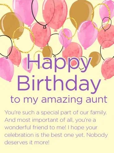 152+ Greatest Happy Birthday Auntie Wishes with Images - BayArt