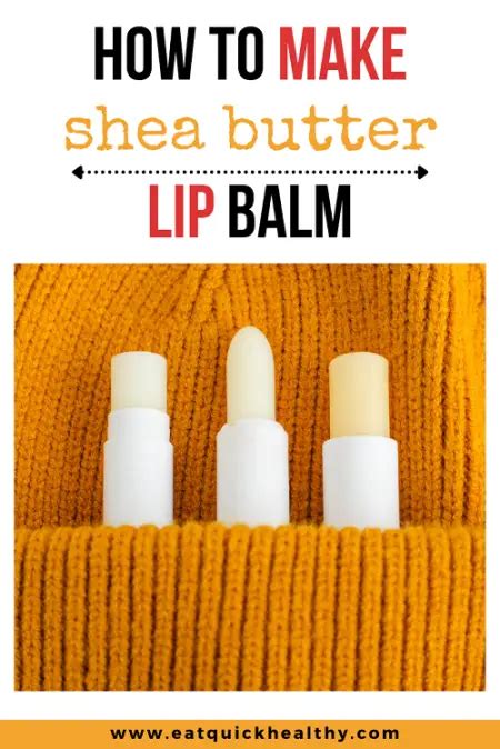 Diy Lip Balm Recipe With Shea Butter So Good