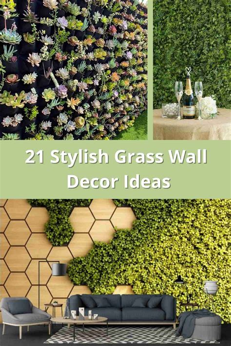 Grass Wall Decor Ideas