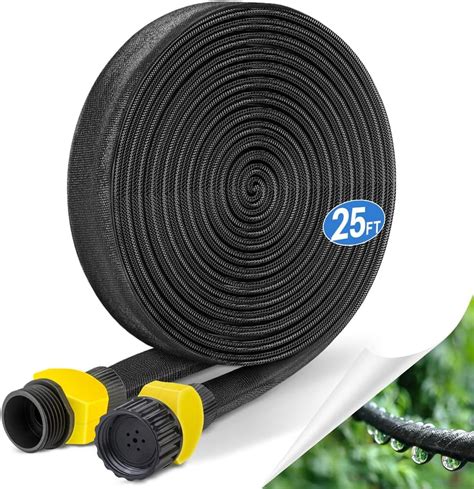 Amazon Upgraded Winisok Ft Flat Garden Soaker Hose Heavy