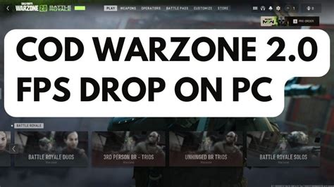 How To Fix Cod Warzone Fps Drop On Pc The Droid Guy