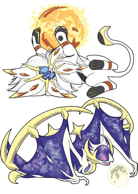 Solgaleo And Lunala Are Pretty Great You Guys Commissions Open Cute Pokemon Pictures Cute