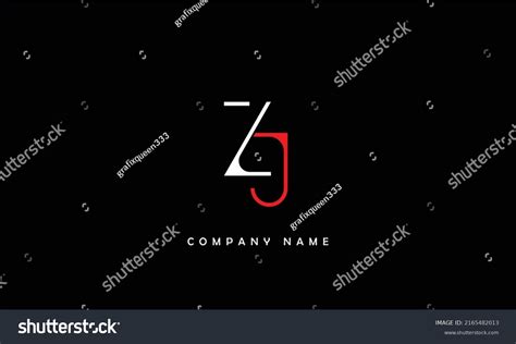 Zj Jz Alphabets Letters Logo Monogram Stock Vector Royalty Free