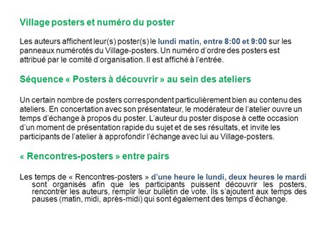 Appel Posters Scientifiques Ppt T L Charger