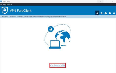 Cómo conectarte a Forticlient VPN Mesa de Ayuda Tecnológica