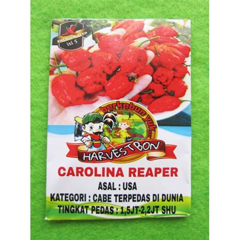 Jual Benih Biji Cabe Cabai Carolina Reaper Pack Gerai Shopee Indonesia