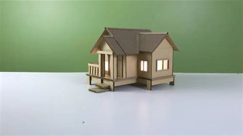 Kartondan Maket Ev Yapimi V Lla Make House From Cardboard Youtube