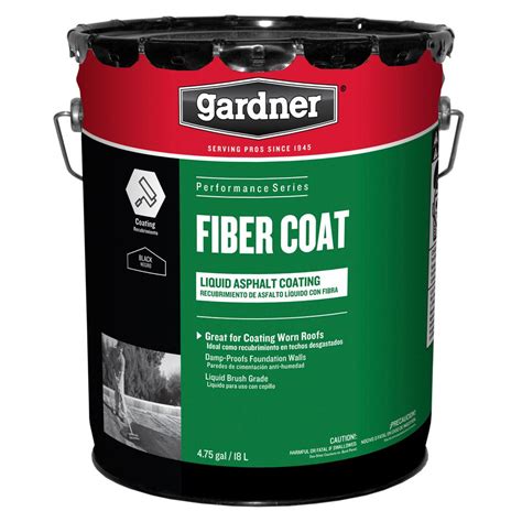 Gardner 475 Gal Fiber Coat Liquid Asphalt Roof Coating 0105 Ga The