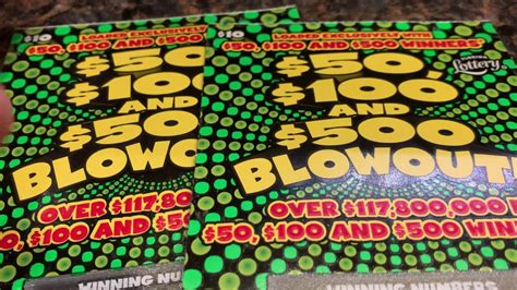 Blowout Big Win ☘️☘️☘️ Back 2 Back 💰💰💰 Florida Scratch Off Tickets