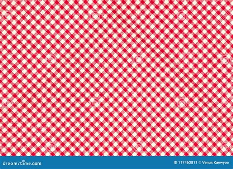 Red Firebrick Gingham Pattern Texture Background Royalty Free Stock Image