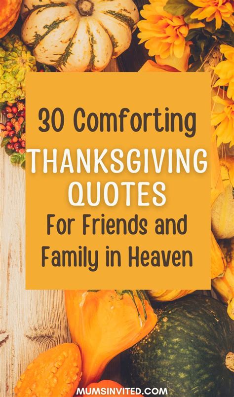 Thanksgiving In Heaven Quotes For Those Gone But Not Forgotten