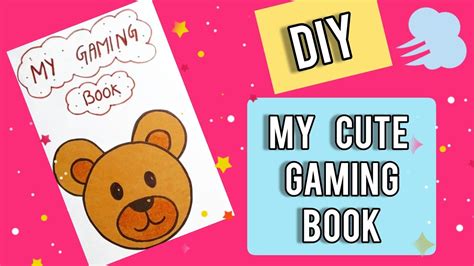 Easy Paper Gaming Book Diy Cute Paper Gaming Book Idea Funny And Easy