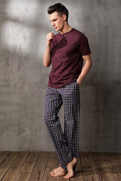 Free shipping.autumn Brand men Sleep Pajamas,sleeping home clothing,cotton plus size ...