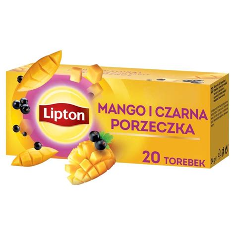 Lipton Herbatka Owocowa Mango I Czarna Porzeczka G Torebek