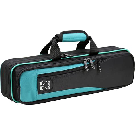 KACES Lightweight Hardshell Case for Flute (Teal/Black) KBO-FLTL